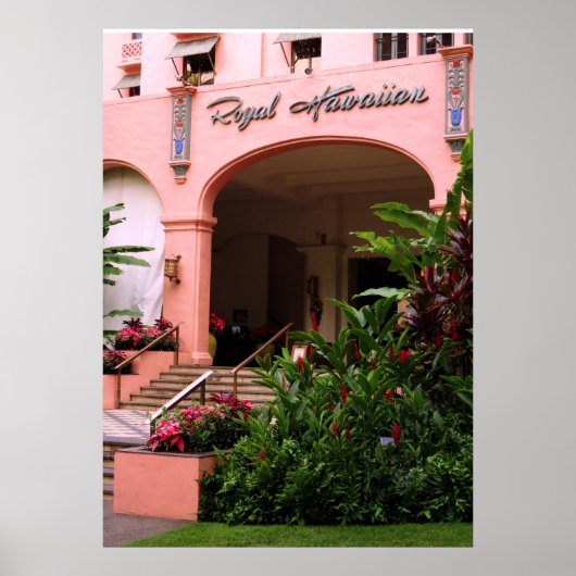 Royal Hawaiian Hotel Poster (Voorkant)