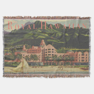  Royal Hawaiian Throw Blanket Deken