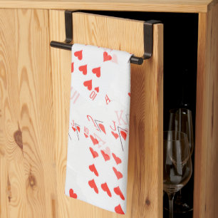 Royal Heart Flush Poker Cards Theedoek