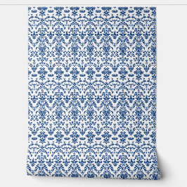 Royal Heirloom Petite - Blauw, Wit Behang