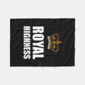 Royal Highness Crown Fleece Deken (Voorkant (Horizontaal))