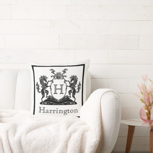 Royal Horse Crest Kussen (Bank)