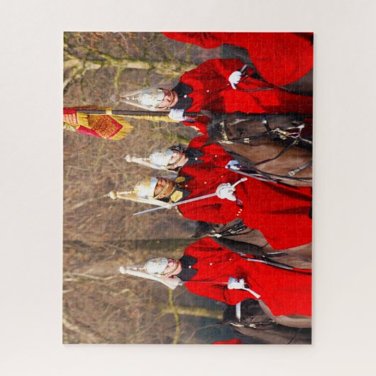 Royal Horse Guared London. Legpuzzel (Verticaal)