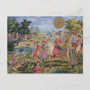 Royal Hunt uit Isfahan, Iran Briefkaart