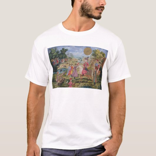Royal Hunt uit Isfahan, Iran T-shirt (Voorkant)