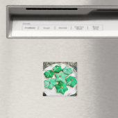 Royal Iced Green Christmas Stars Magnet (In Situ (Lave-vaisselle))