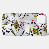 Royal Layer: een stapel van Kings Poker Cards Case-Mate iPhone Case (Achterkant (horizontaal))