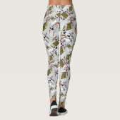 Royal Layer: een stapel van Kings Poker Cards Leggings (Achterkant)