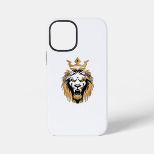 Royal Lion iPhone Case – Bold en Majestic Design 12 Mini Hoesje