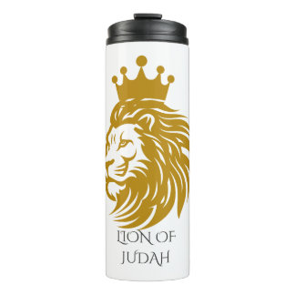 Royal Lion of Judah Thermal Travel Mug - King of K Thermosbeker