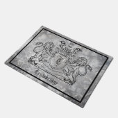 Royal Lions Crest door Mat (Schuin)