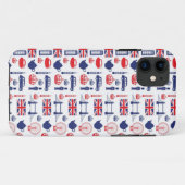Royal London Landmarks Pattern Case-Mate iPhone Case (Achterkant (horizontaal))