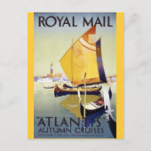 Royal Mail "Atlantis" Autumn Cruises Briefkaart (Voorkant)