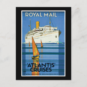 Royal Mail Atlantis Cruises Briefkaart