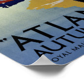 Royal Mail Atlantis Poster vintage de croisière re (Coin)