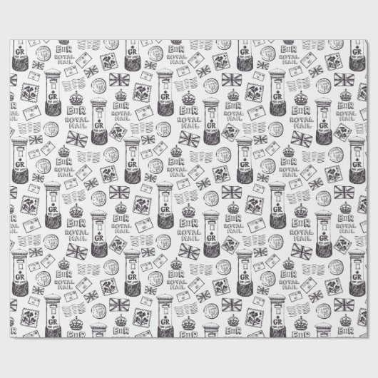 Royal Mail Wrapping Paper Cadeaupapier (Vlak)