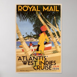  Royal Main Atlantis West Indies Cruise Jan Poster