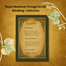 Royal Medieval Scroll Wedding