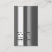 Royal Metallic Technical Writer Visitekaartje (Achterkant)