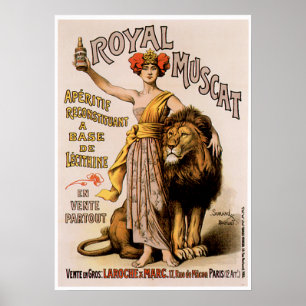 Royal Muscat Drink wijn en kunst Poster