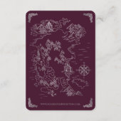 Royal Muse Imaginaire médiéval Vieux Monde Carte M (Dos)