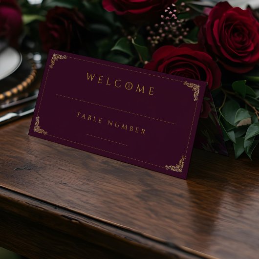 Royal Muse Medieval Fantasy Plum Floral Wedding