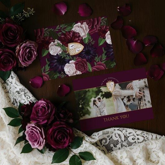 Royal Muse Middeleeuwse Fantasy Shield Bloemen Huw Bedankkaart