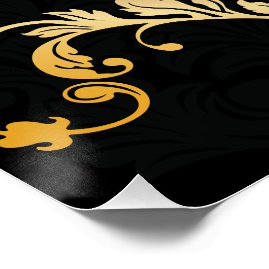 Royal Music Note luxe Perfect Poster (Hoek)