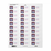 Royal Mystical Abstracte kat Etiket (Full Sheet)