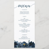 Royal Navy Wedding Menu - Wedding Menus (Voorkant)