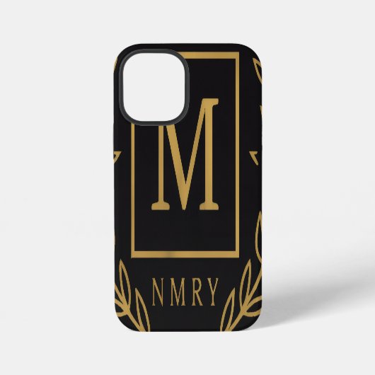 "Royal NMKY Emblem – Monogram M Crest Design" iPhone Hoesje (Achterkant)
