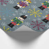 Royal Nutkraker Gift Wrap, grijs Cadeaupapier (Hoek)