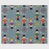 Royal Nutkraker Gift Wrap, grijs Cadeaupapier (Vlak)