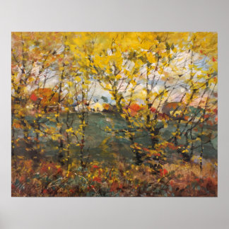 Royal Oak, kleurrijk schilderij, Poster