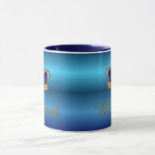 Royal ombre Mug avec Couronne (Centre)
