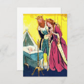 Royal Ouders en Royal baby baby shower nodigen u u Kaart (Voorkant / Achterkant)