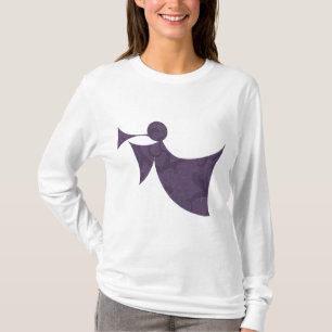 Royal Paars Angel - Women's Long Slapt T-shirt