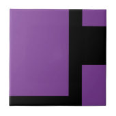 Royal Paars Ceramic Tile Tegeltje (Voorkant)