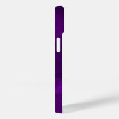 Royal Paars Chrome Monogram Case-Mate iPhone Case (Achterkant / Rechts)
