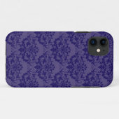 Royal Paars Damask Pattern Case-Mate iPhone Case (Achterkant (horizontaal))