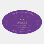 Royal Paars Product Labels  grenzen Harten (Voorkant)