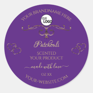 Royal Paars Product Labels  Hearts Voeg Logo toe