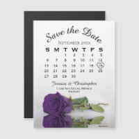 Royal Paars Roos sparen de Magnet van de Kalender