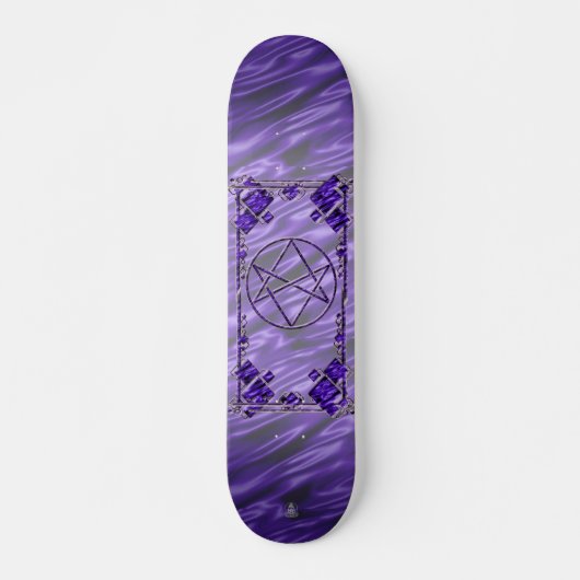 Royal Paars Unicursal Skateboard (Voorkant)