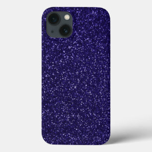 Royal Paarse Glitter Effect iPhone 13 Hoesje