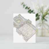 Royal Palace. Madrid Spanje Briefkaart (Staand voorkant)