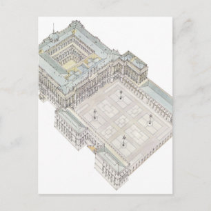 Royal Palace. Madrid Spanje Briefkaart