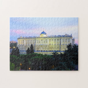 Royal Palace of Madrid at Sunset - Puzzle Legpuzzel