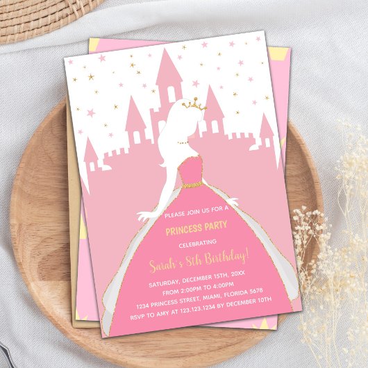 Royal Party Kaart voor meisjes