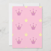 Royal Party Kaart voor meisjes (Achterkant)